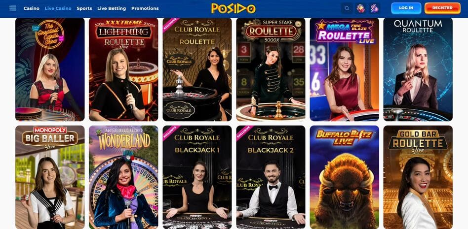 Posido Casino Live Dealer