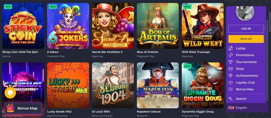 rolling slots casino slotimängud